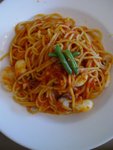 
Spaghetti w/Octoptus Herb & Spicy Tomato Sauce