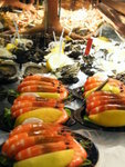 Seafood on display