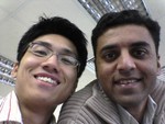 Arif and me